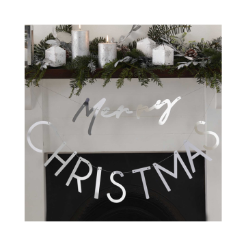 Slinger Merry Christmas Zilver Acryl Ginger Ray 