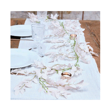 Slinger Tafeldeco Roze Ruscus & Groene takken Ginger Ray