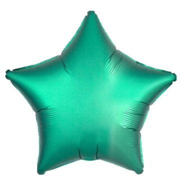Folieballon Ster Matte Jade Groen