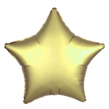 Folieballon Ster Matte Goud