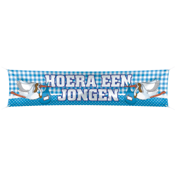 Straatbanner Jongen