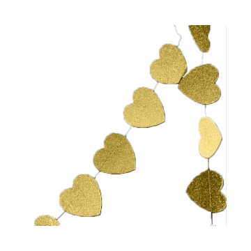 String Slinger Hartjes Goud 