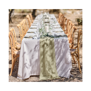 Tafelloper Drapeerstof Sage Groen Ginger Ray