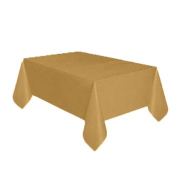 Tafelkleed Plastic Goud XL