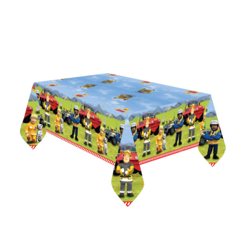Tafelkleed Brandweerman Sam 