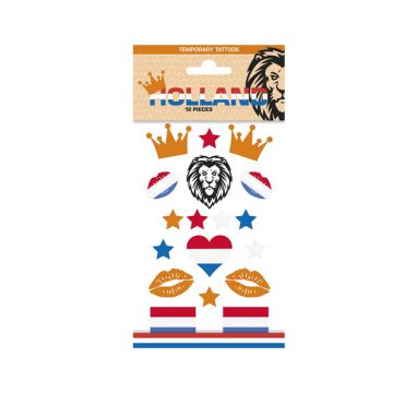 Tattoo Holland 12 stuks | Tijdelijke Tattoos