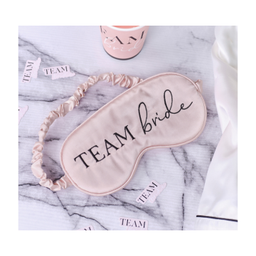 Slaapmasker Team Bride Roze Ginger Ray