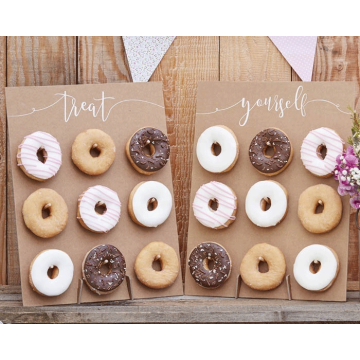 * Donut Wall Rustic Kraft (2st) Ginger Ray