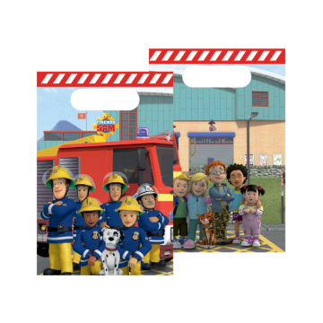 Uitdeelzakjes Brandweerman Sam (8st) 