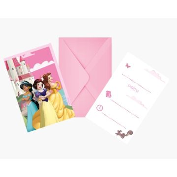 Uitnodigingen Disney Princess