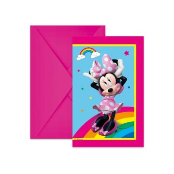 Uitnodigingen Minnie Mouse