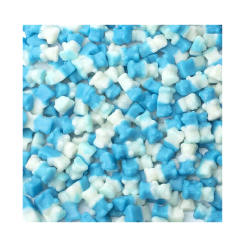 Veggie Duo Beertjes Blauw/Wit (1kg) 