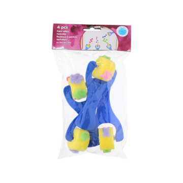 Verfrollers met patroon (4st) 