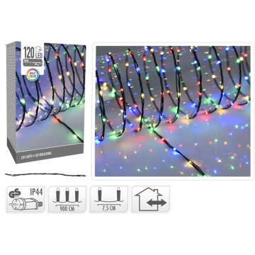 Verlichting 120LED Multicolor - 9 meter