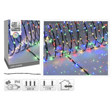 Verlichting 480LED Multicolor - 36 meter
