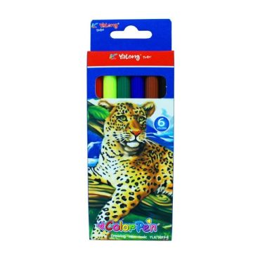 Viltstiften (6 kleuren) 