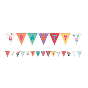 Vlaggenlijn Peppa Pig (3,3m)