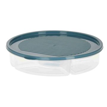 Voorraaddoosset Rond 3 vakken (1200ml)