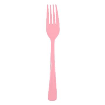 Plastic Vorken Roze - 2,5x18cm - 20 stuks 