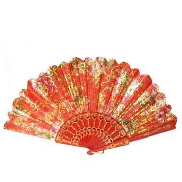 Waaier Shiny Blossom Rood
