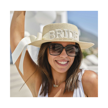 Hoed Bride met parels Ginger Ray 