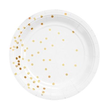 Borden 'Gold Dots' Wit (10st)