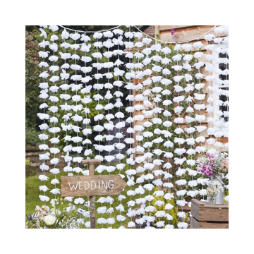 Backdrop Bloemen Wit Ginger Ray