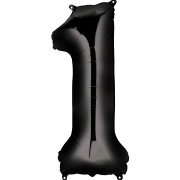 HELIUM Fballon 1 Zwart XL (alleen afhalen)