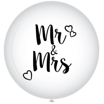 XL Ballon Mr & Mrs