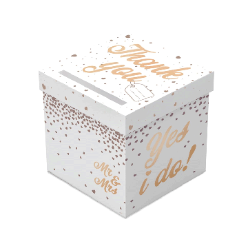 Bruiloft Enveloppendoos Roségoud