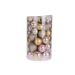 Kerstballen Roze & Goud - 60 stuks