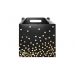 Cadeaudoos Dots Zwart/Goud 12cm (3st) 