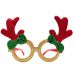 Feestelijke Glitter Kerstbril Rendier