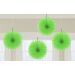 Mini Waaier Groen 4st