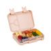 Alpina Lunchbox met vakjes - 21x15x4,5cm - Roze
