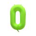 Folieballon Cijfer 0 Neon Groen
