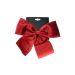 Kerststrik Velvet Rood (34cm) 