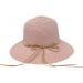 Zomerhoed Aflopende Rand Dames Roze