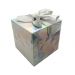 Luxueuze Cadeaudoos Geruit Zilver 10cm