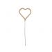 Hart Sparkler Goud (17cm)