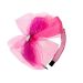 Diadeem Tule Strik Fuchsia