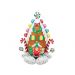 AirLoonz Folieballon Gingerbread House – XXL Kerstsfeer!