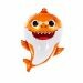 Folieballon Baby Haai Oranje
