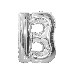 Folie Ballon B Zilver 40cm