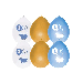 Ballonnen Nijntje Blauw 1 jaar