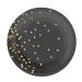 Borden 'Gold Dots' Zwart (10st)
