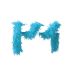 Veren Boa Turquoise