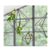 Hangdecoratie Klein Geo Metal Zwart Ginger Ray