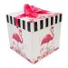 Cadeaudoos Flamingo (15x15x15cm)