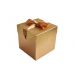 Cadeaudoos Goud met gouden strik 10cm